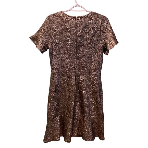 NWT Women's Michael Kors Retro Style Shift Dress Size Small Black/Gold MSRP $125 - Picture 3 of 8